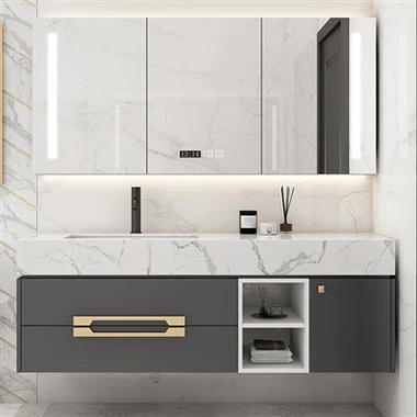 फ्लोटिंग कैबिनेट बाथरूम वैनिटी